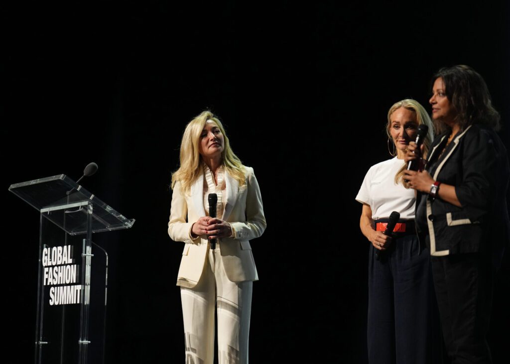 Board members on stage summit